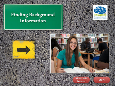 Finding Background Information tutorial cover image
