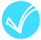 Aqua Checkmark Aqua Checkmark